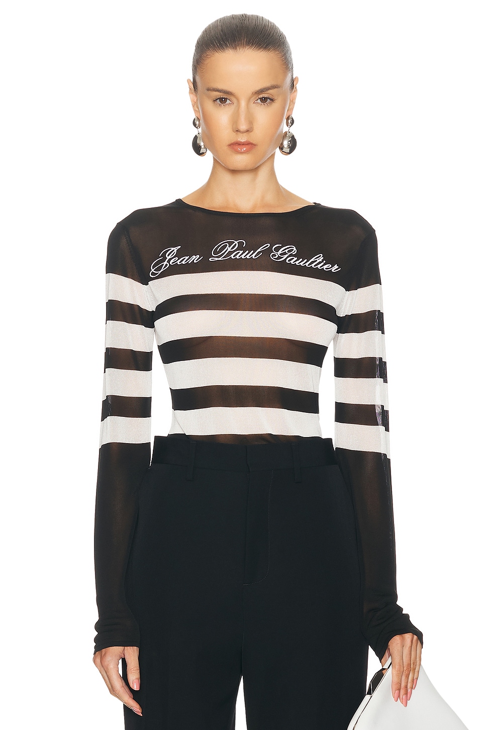 

Топ Intarcia Signature Marinere Jean Paul Gaultier, цвет Black & White