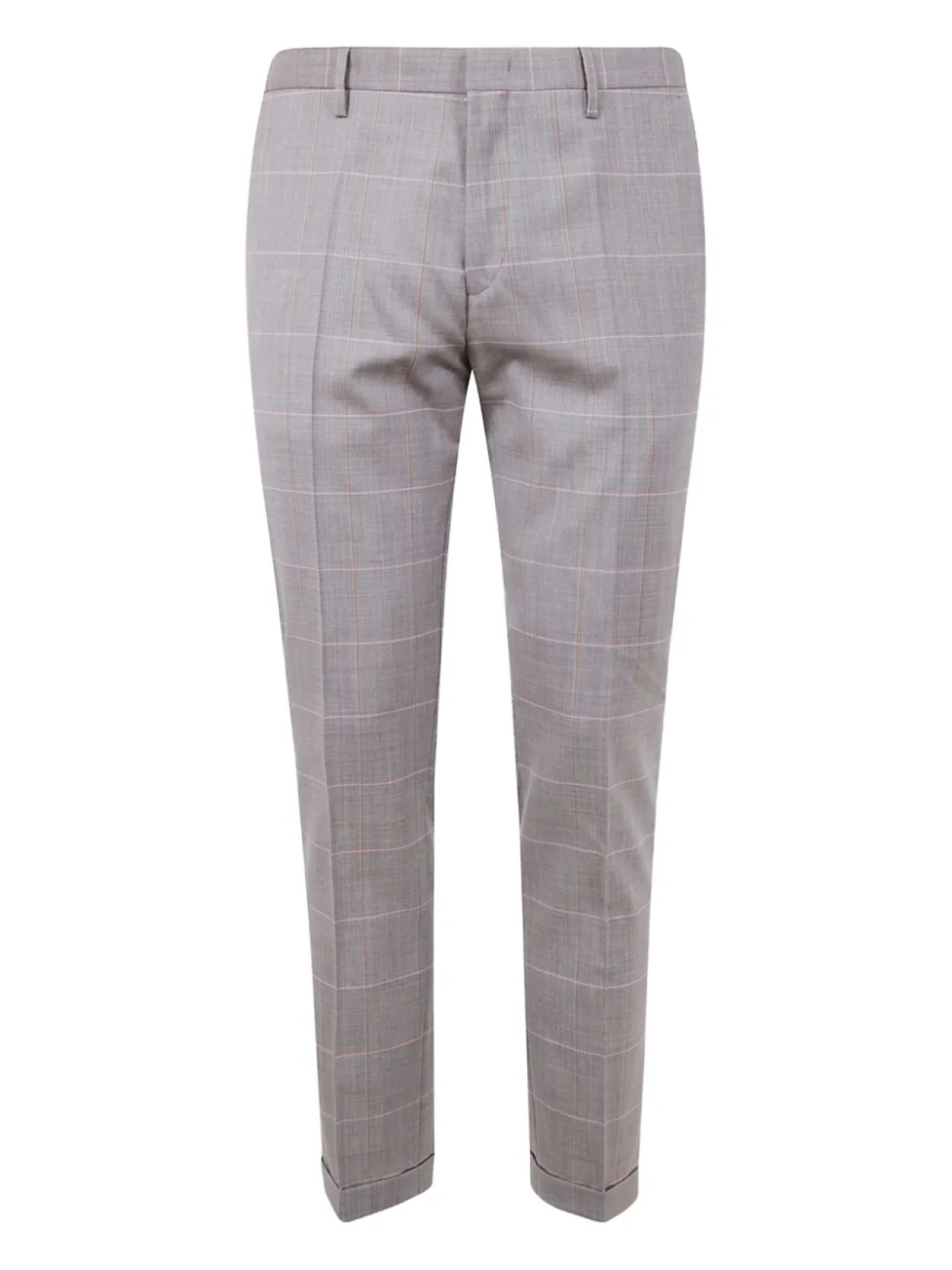 

Paul Smith клетчатые брюки строгого кроя, серый
