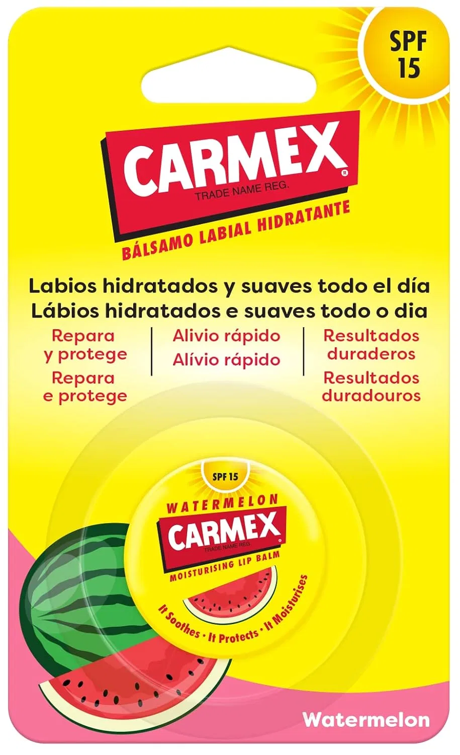 Бальзам для губ Carmex SPF15 с арбузом Carmex