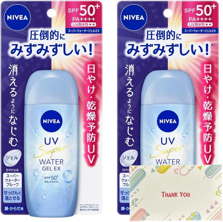 Солнцезащитный гель SPF50+ PA++++ Kunutonn, набор 2 шт., 80 г
