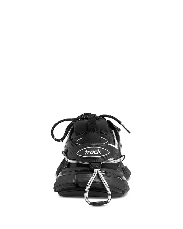 Мужские беговые кроссовки со светодиодной подсветкой Balenciaga, черный — фото 3