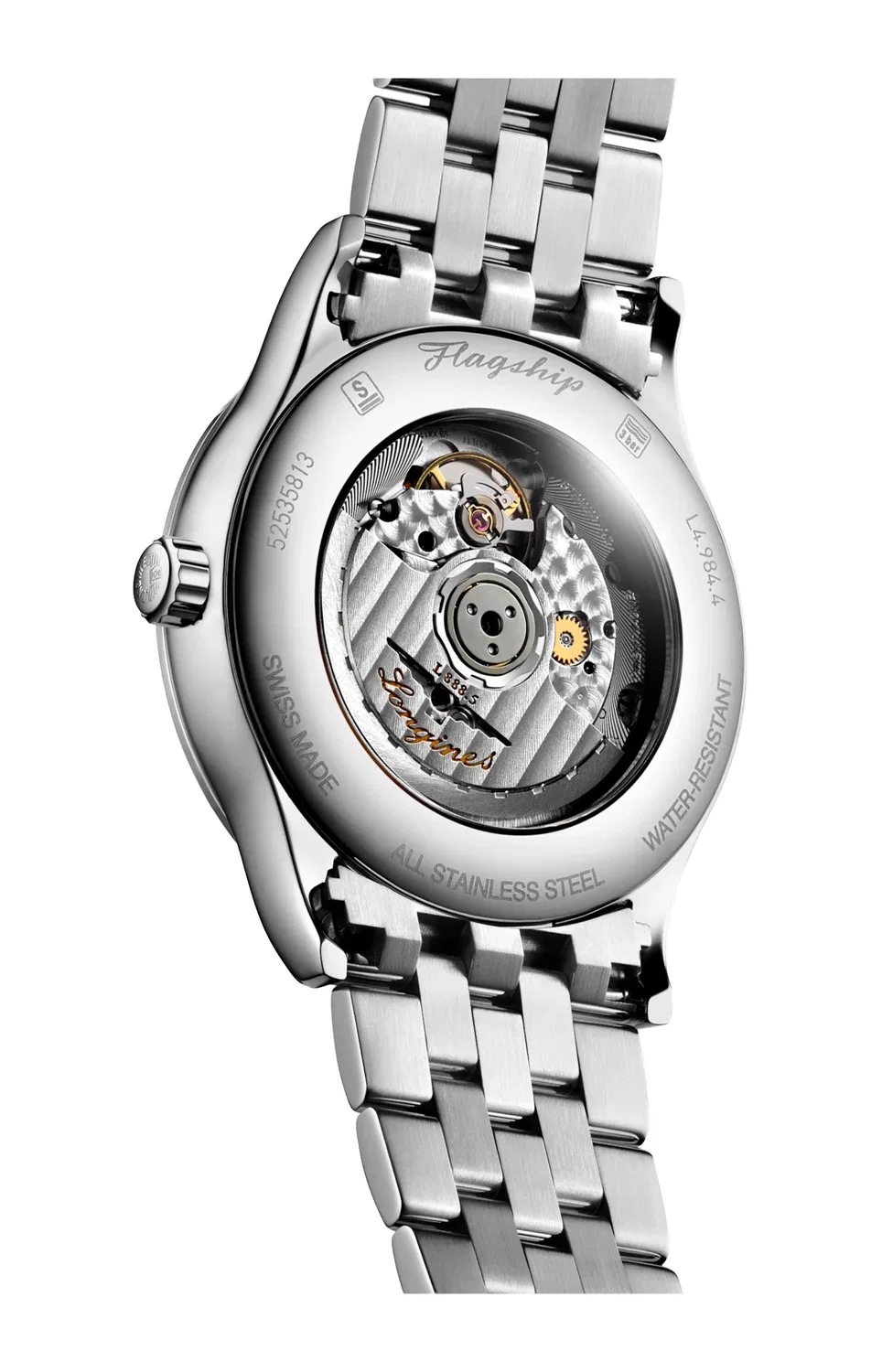 Флагманская классика - L4.984.4.98.6 LONGINES, синий — фото 4