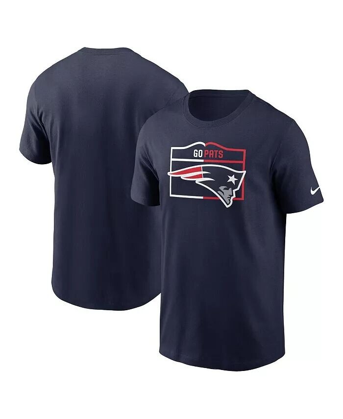 

Мужская темно-синяя футболка New England Patriots Essential с местной фразой Nike