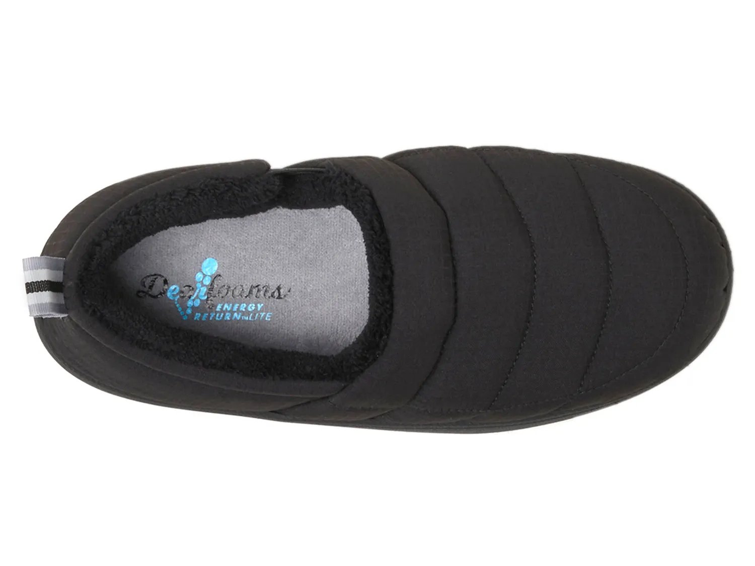 Тапочки Dearfoams Fern Ripstop Slipper - Women's, черный — фото 4