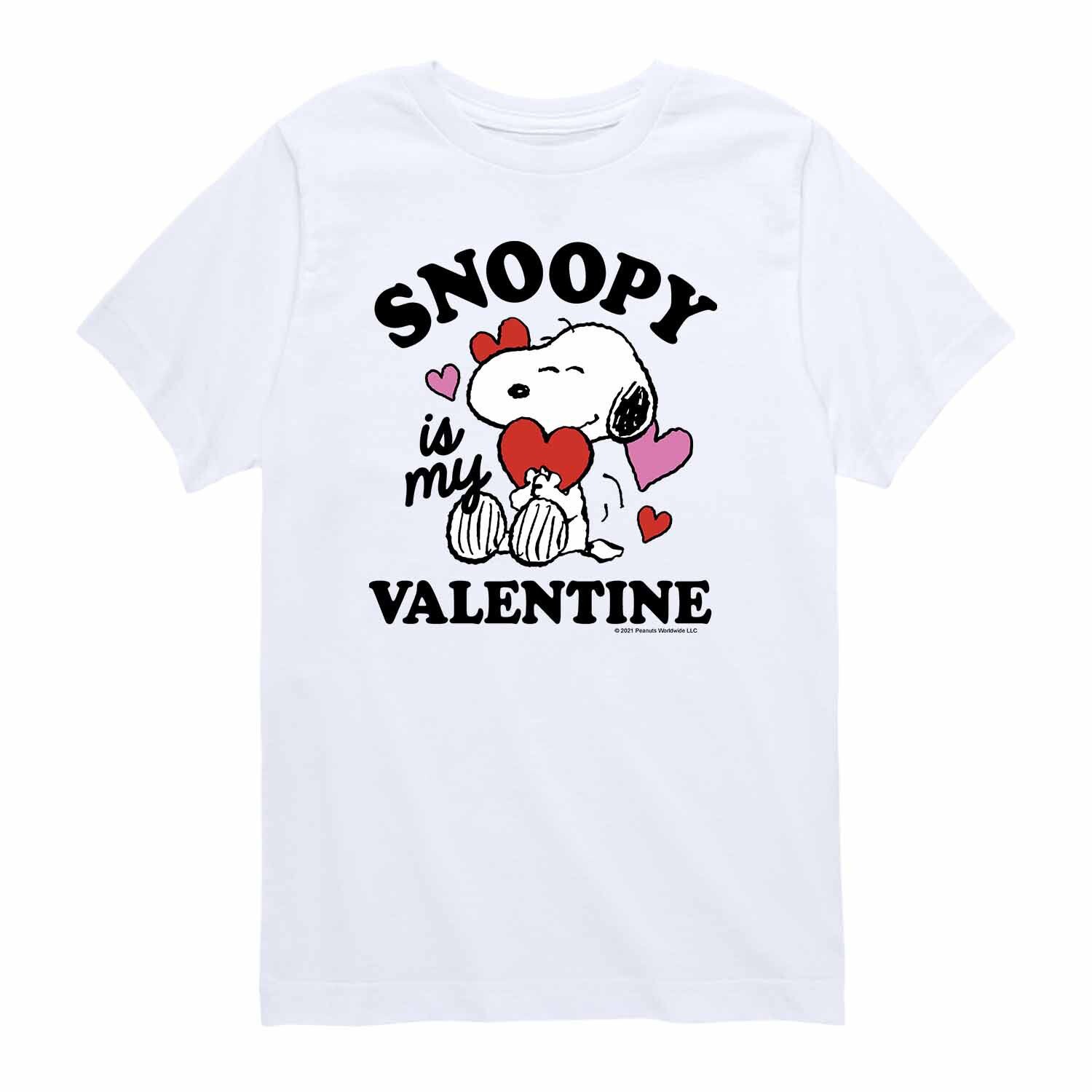 

Футболка с рисунком Snoopy My Valentine для мальчиков 8–20 лет Licensed Character