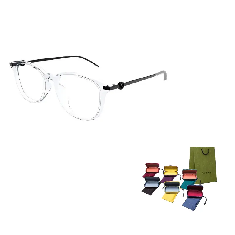 

GUCCI Квадратные очки, Transparent/Black