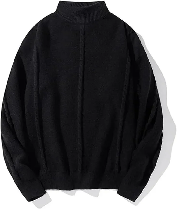 Мужской полувысокий свитер Fall and Winter Thickening Bottoming Knit