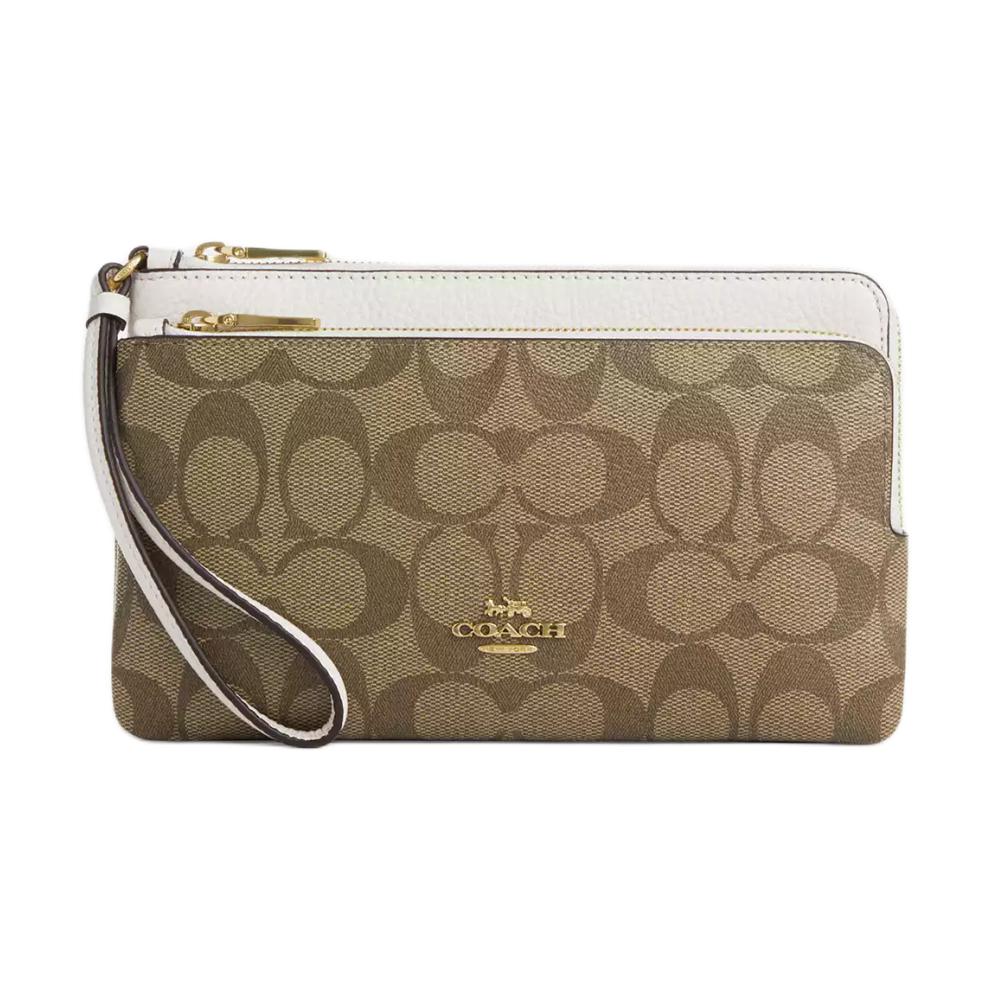 

Кошелек Coach с двойной молнией