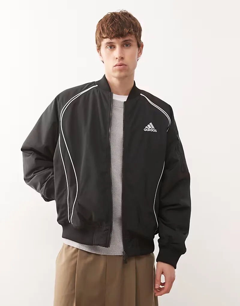 Черная дутая куртка Adidas Originals Teamgeist