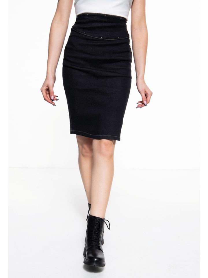 

Юбка до колена Queen Kerosin, черный