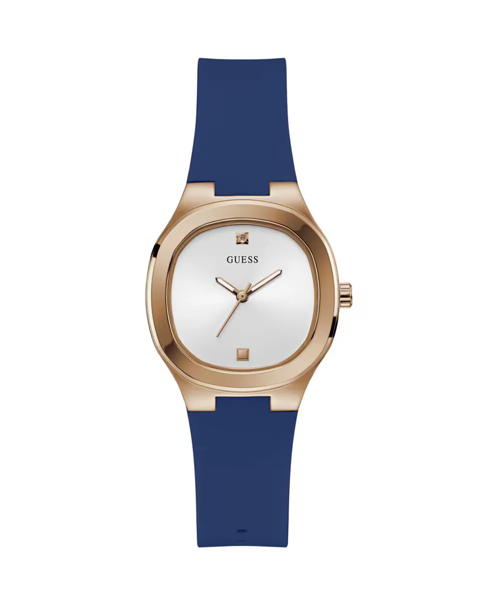 

Силиконовые женские часы Eve GW0658L3 с синим ремешком Guess
