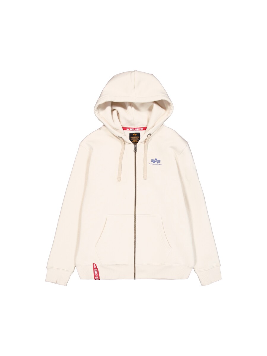 

Толстовка с капюшоном на молнии ALPHA INDUSTRIES, бежевый