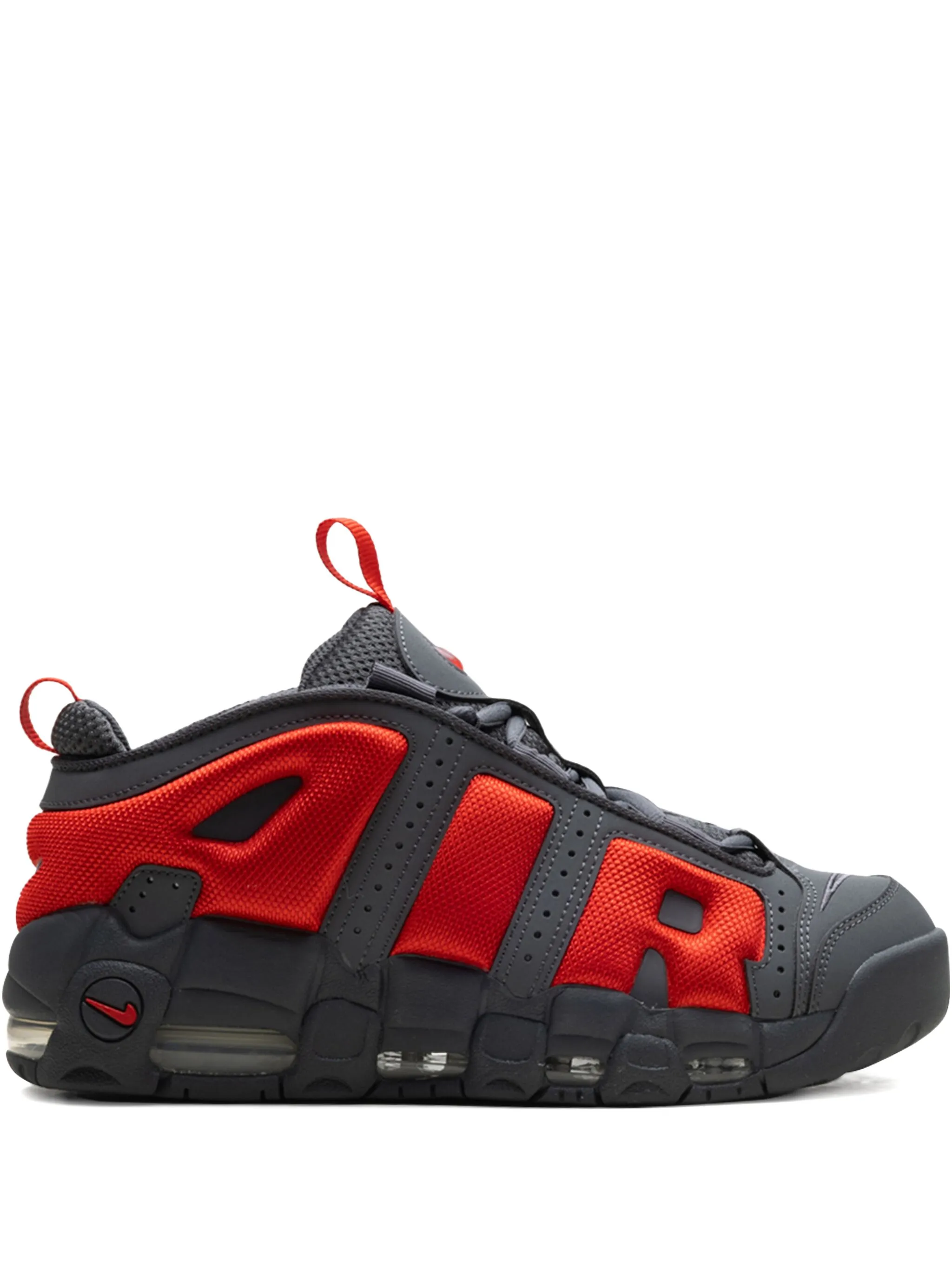 

Кроссовки Air More Uptempo Dark Grey/Metallic Silver/Light Crimson Nike, серый