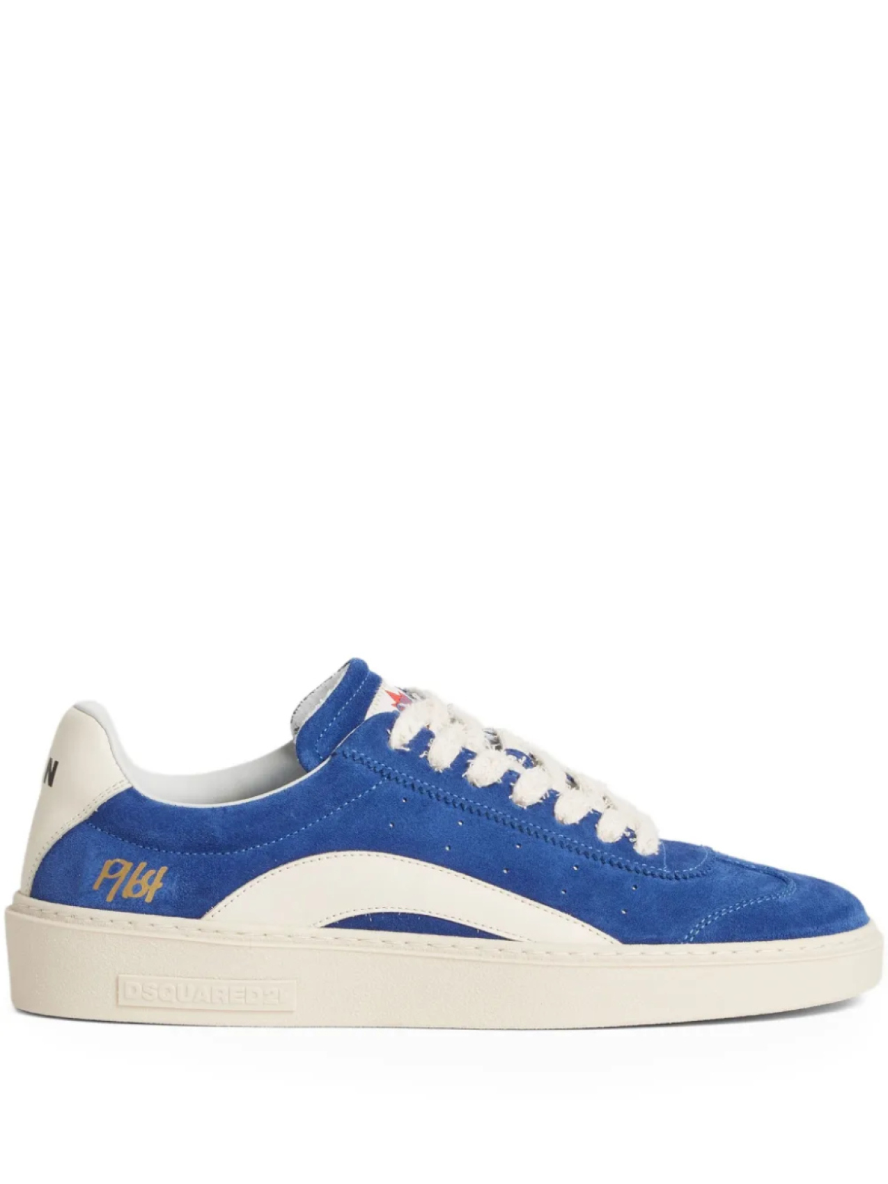

Кроссовки DSQUARED2 из замши, синий