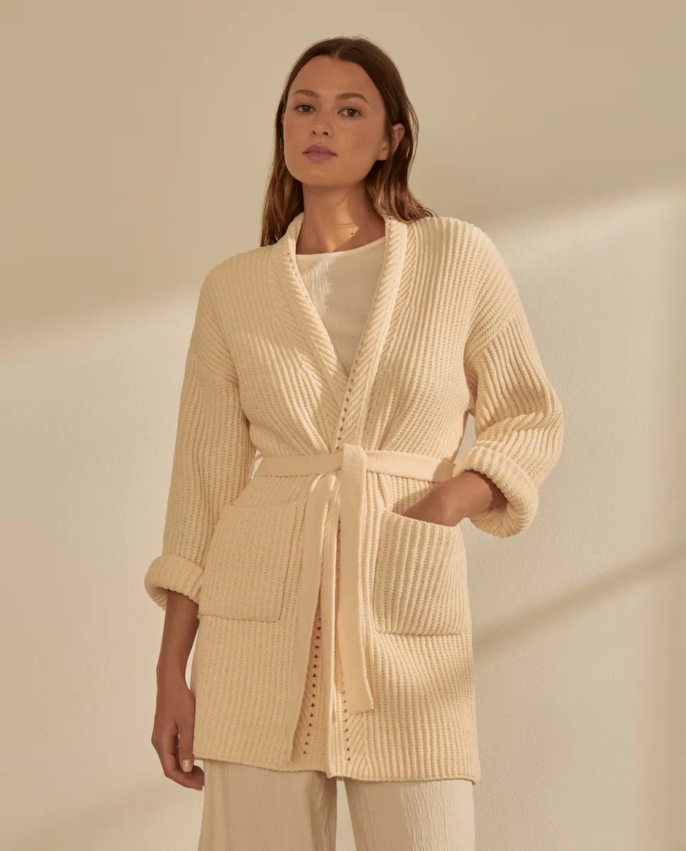 

Женский халат с бантом Énfasis, цвет 150 Vainilla