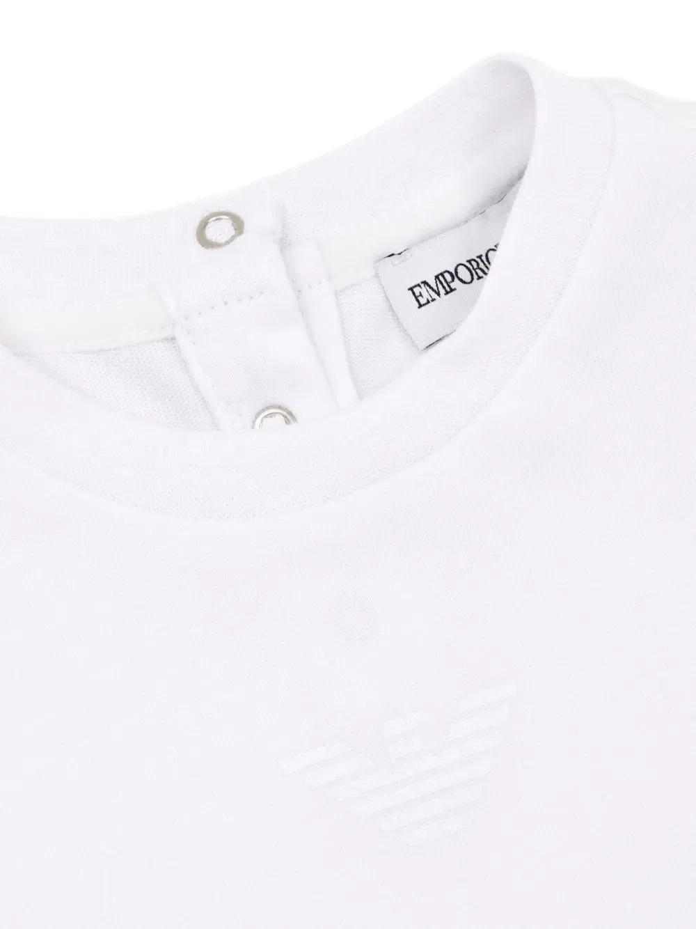 Футболка с пышными рукавами Emporio Armani Kids, белый — фото 3