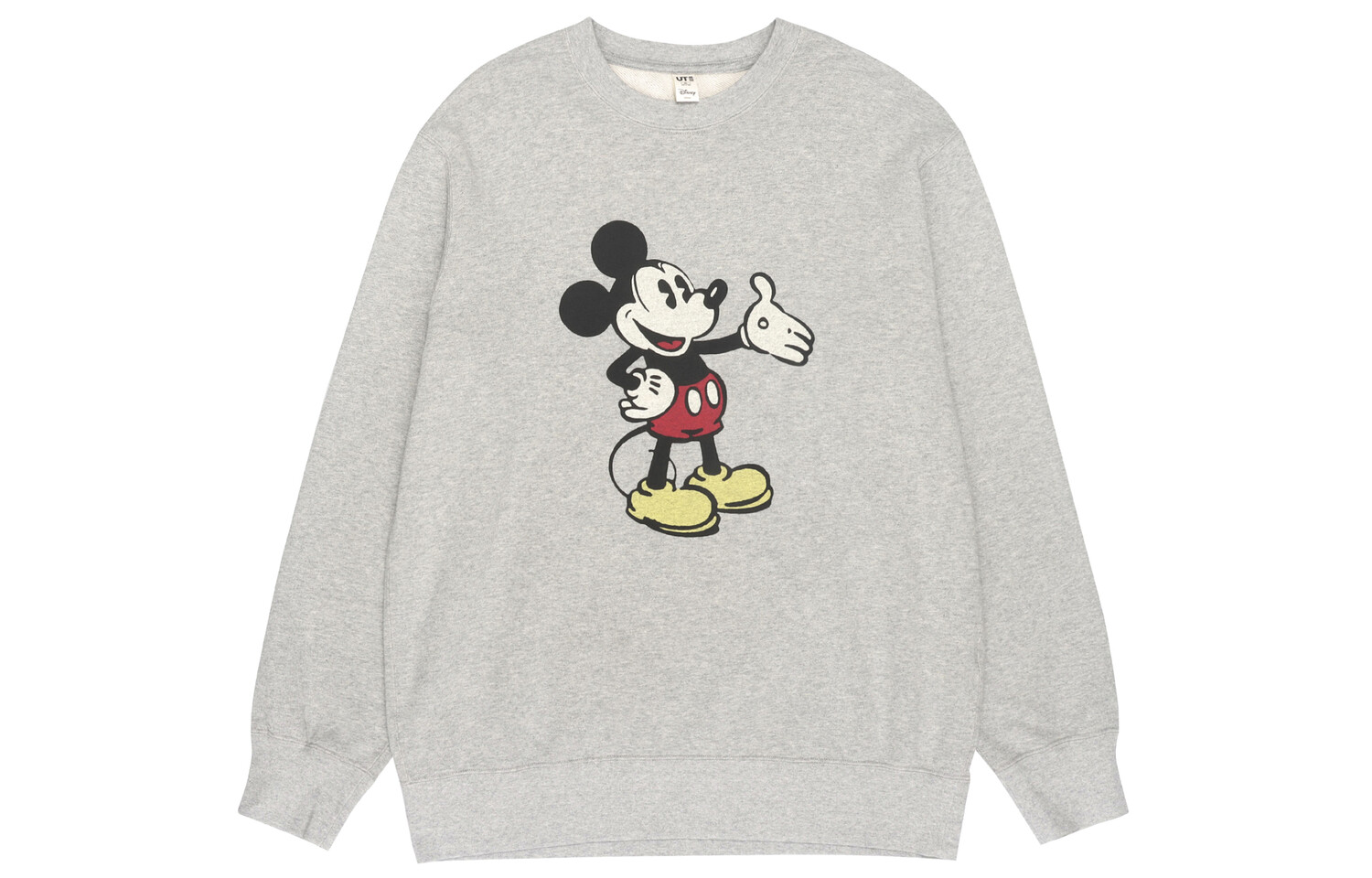

Свитшот Disney Co-brand унисекс серый Uniqlo, серый