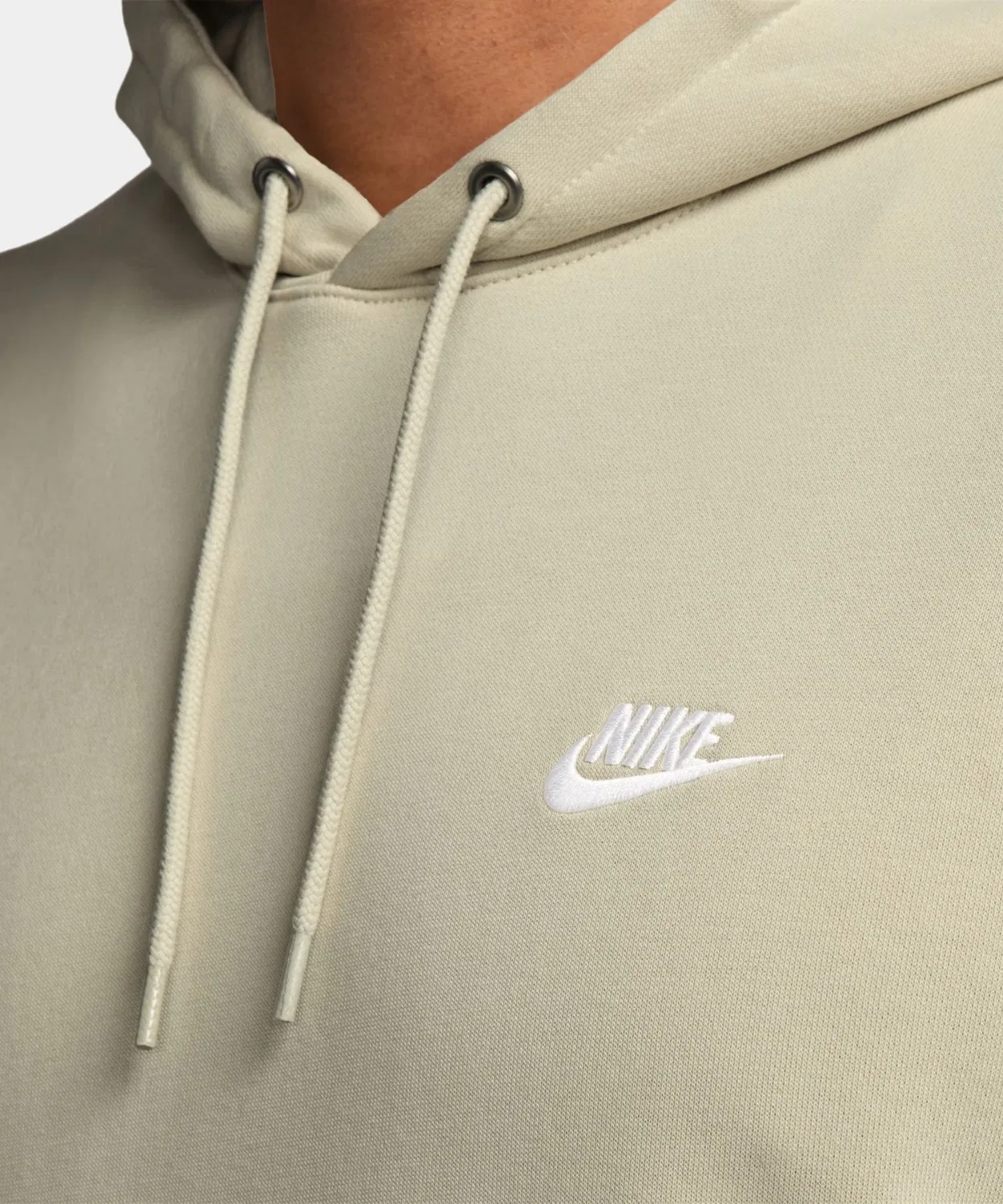 Худи Nike Club с капюшоном из френч-терри, длинный рукав, синее — фото 3