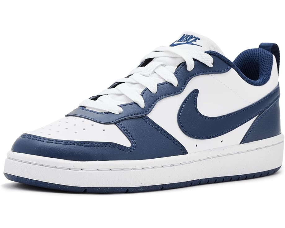 

Детские кроссовки Nike Kids Court Borough Low Next Bloom (Big Kid), White/Midnight Navy/White