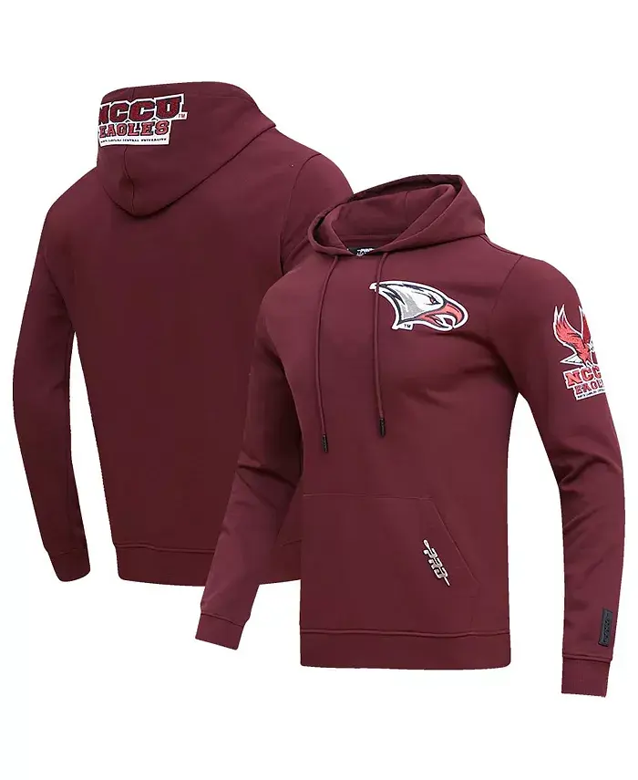 

Мужская классическая толстовка с капюшоном Maroon North Carolina Central Eagles University Pro Standard