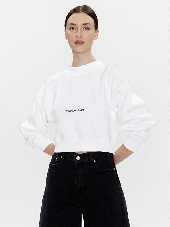 

Толстовка свободного кроя Calvin Klein, белый