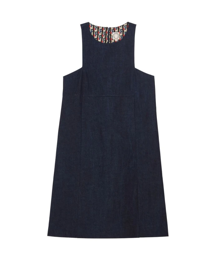 

Платье из поликоттона Ines De La Fressange Paris, синий