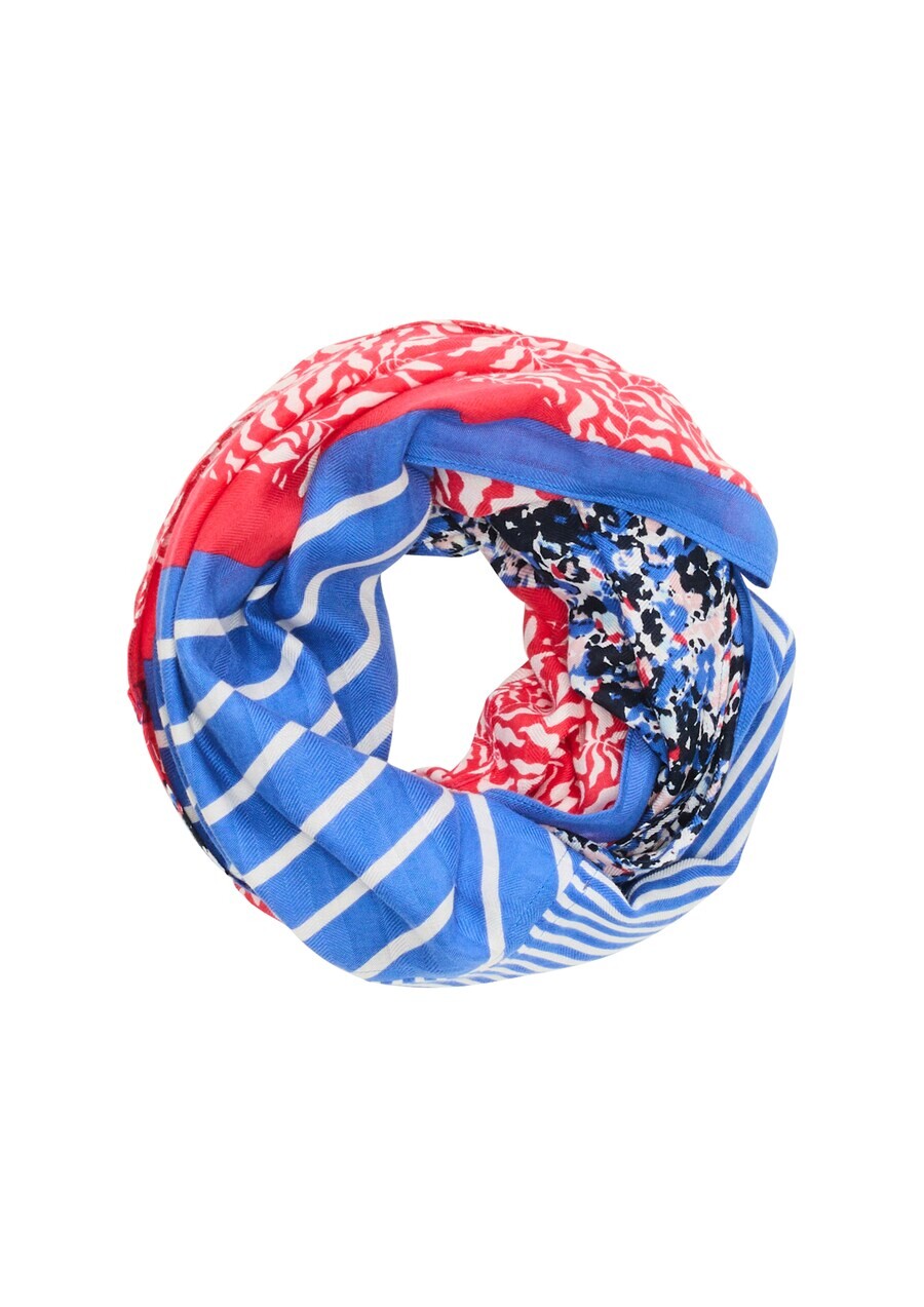 

Шарф s.Oliver Scarf, цвет blue/light red