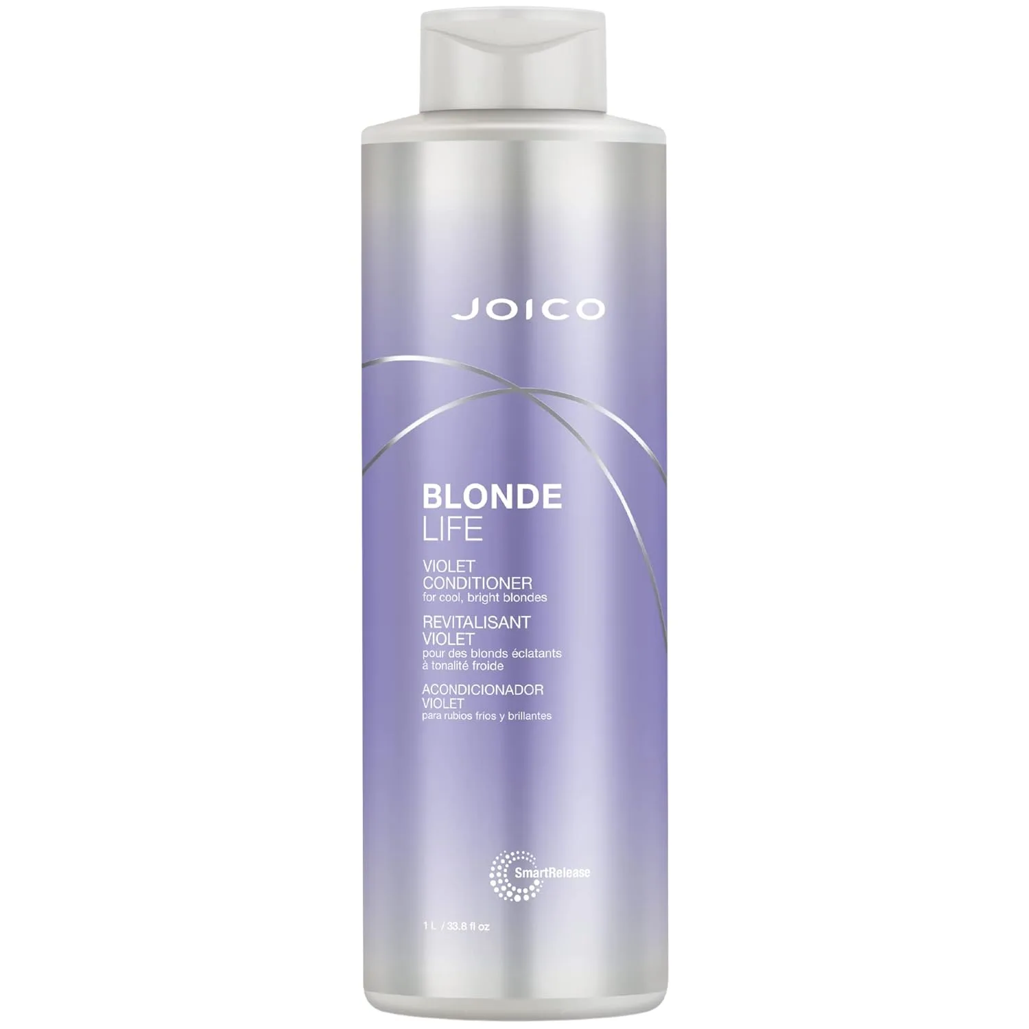 Кондиционер Joico Blonde Life Violet для холодных и ярких блондинок, нейтрализует медные и желтые оттенки