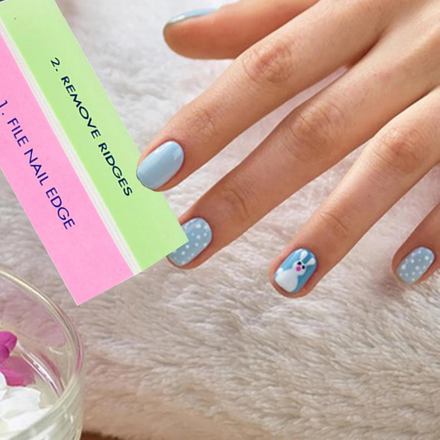 Четырехсторонний полировочный блок для ногтей Zunishaone — фото 2