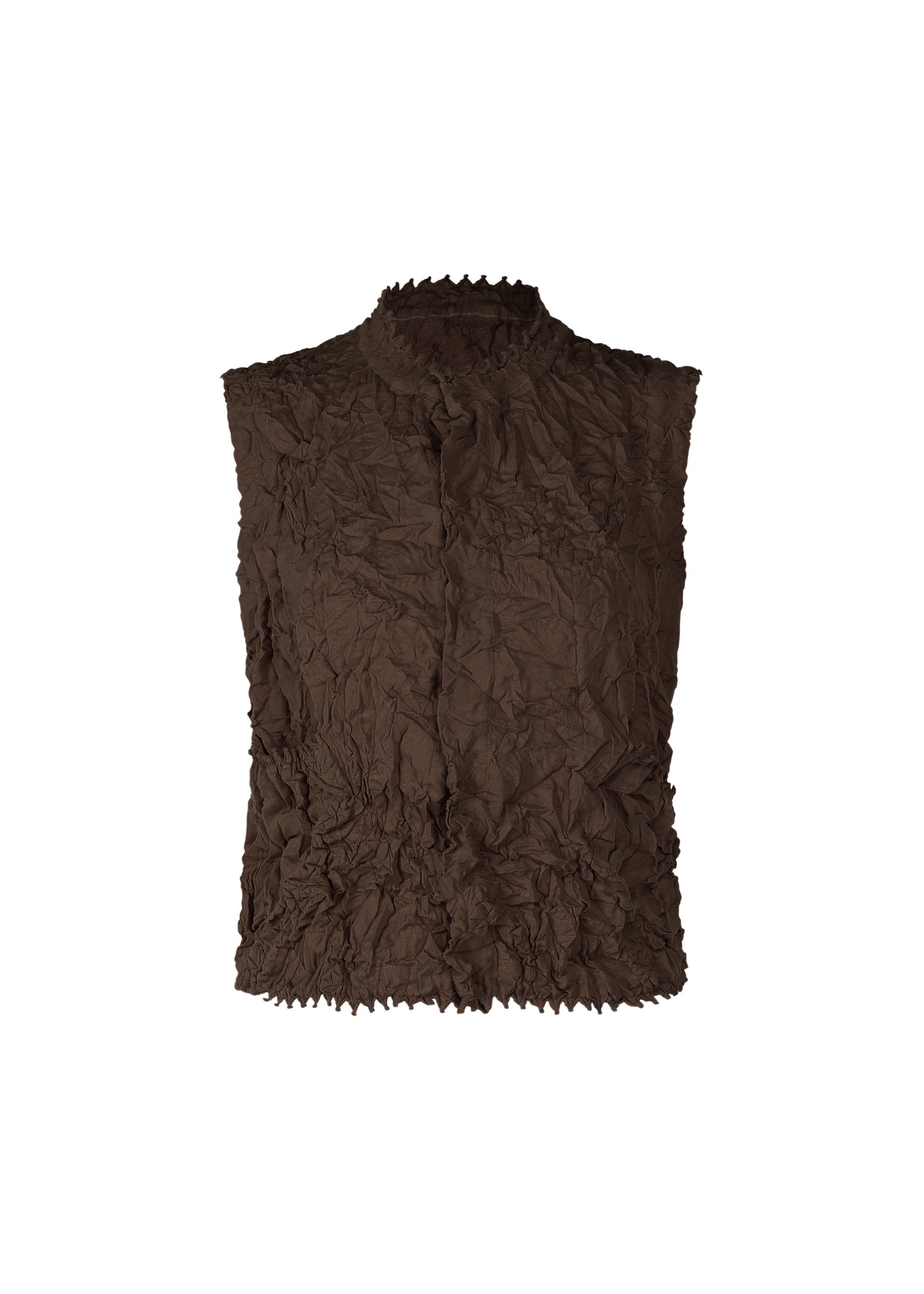 

Жилет kumo shibori knit Haat, коричневый