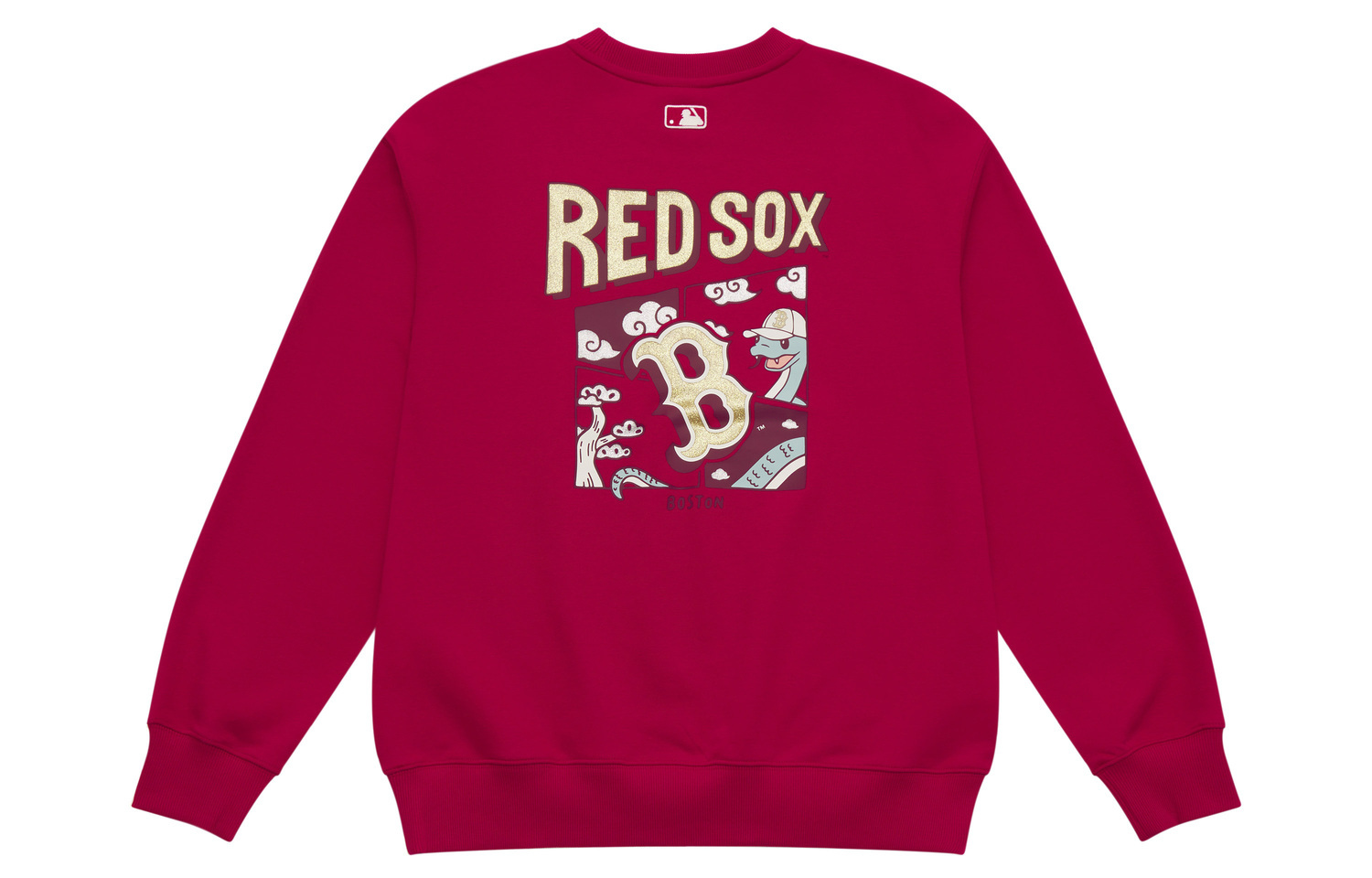 

Толстовка Boston Red Sox унисекс глубокий MLB, темно-красный