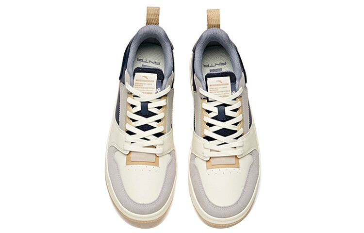 Кроссовки для скейтбординга мужские с низким верхом Floating Cloud Grey / Turbid Blue / White Anta — фото 2