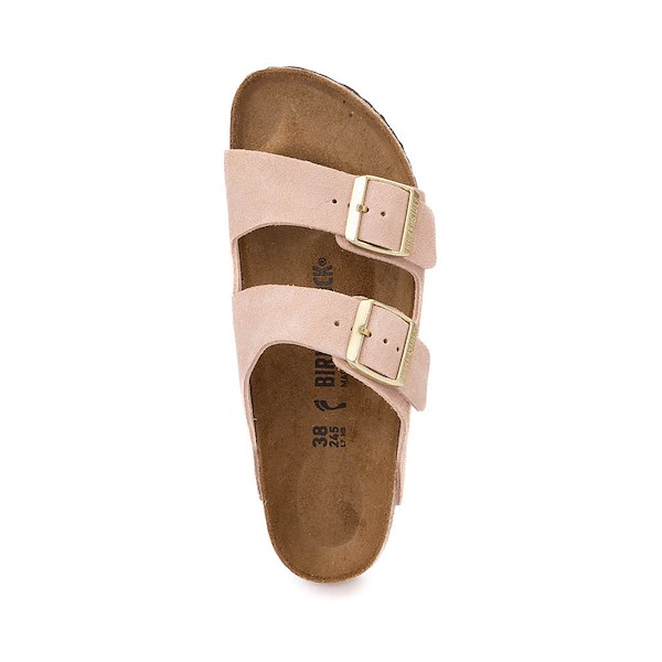 Сандалии Womens Birkenstock Arizona Slide Sandal, цвет Light Rose — фото 2