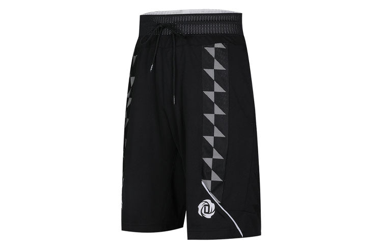 Шорты adidas Logo Pattern Printing Basketball Sports Shorts Black DZ0608 — фото 3