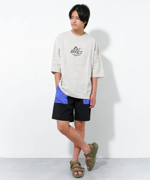 Плавки шорты Baker Swim Shorts из водоотталкивающего материала, чёрные — фото 2