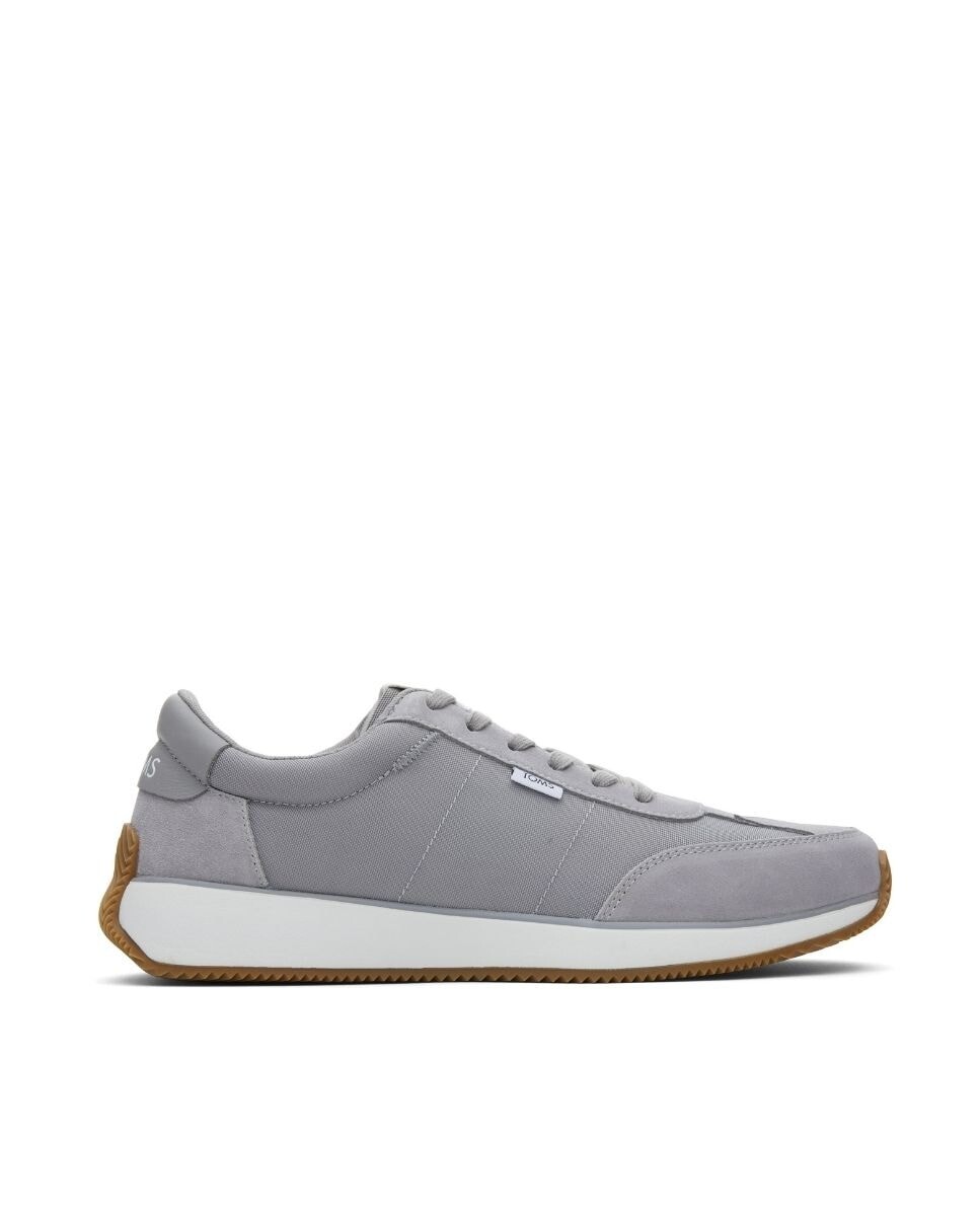 

Мужские кроссовки из нейлона и замши Toms, серый