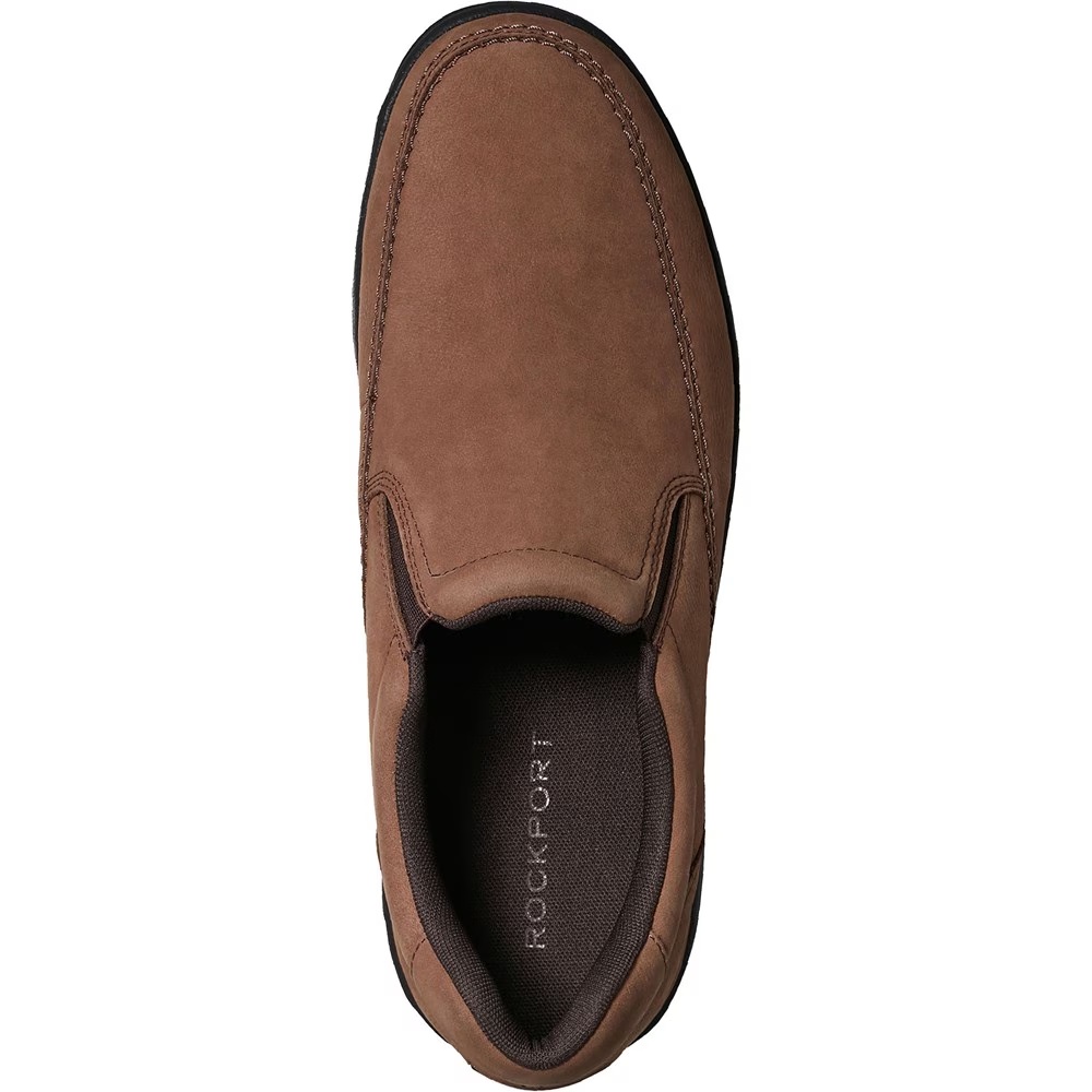 Eureka повседневные туфли без шнурков Rockport, dark brown leather — фото 3
