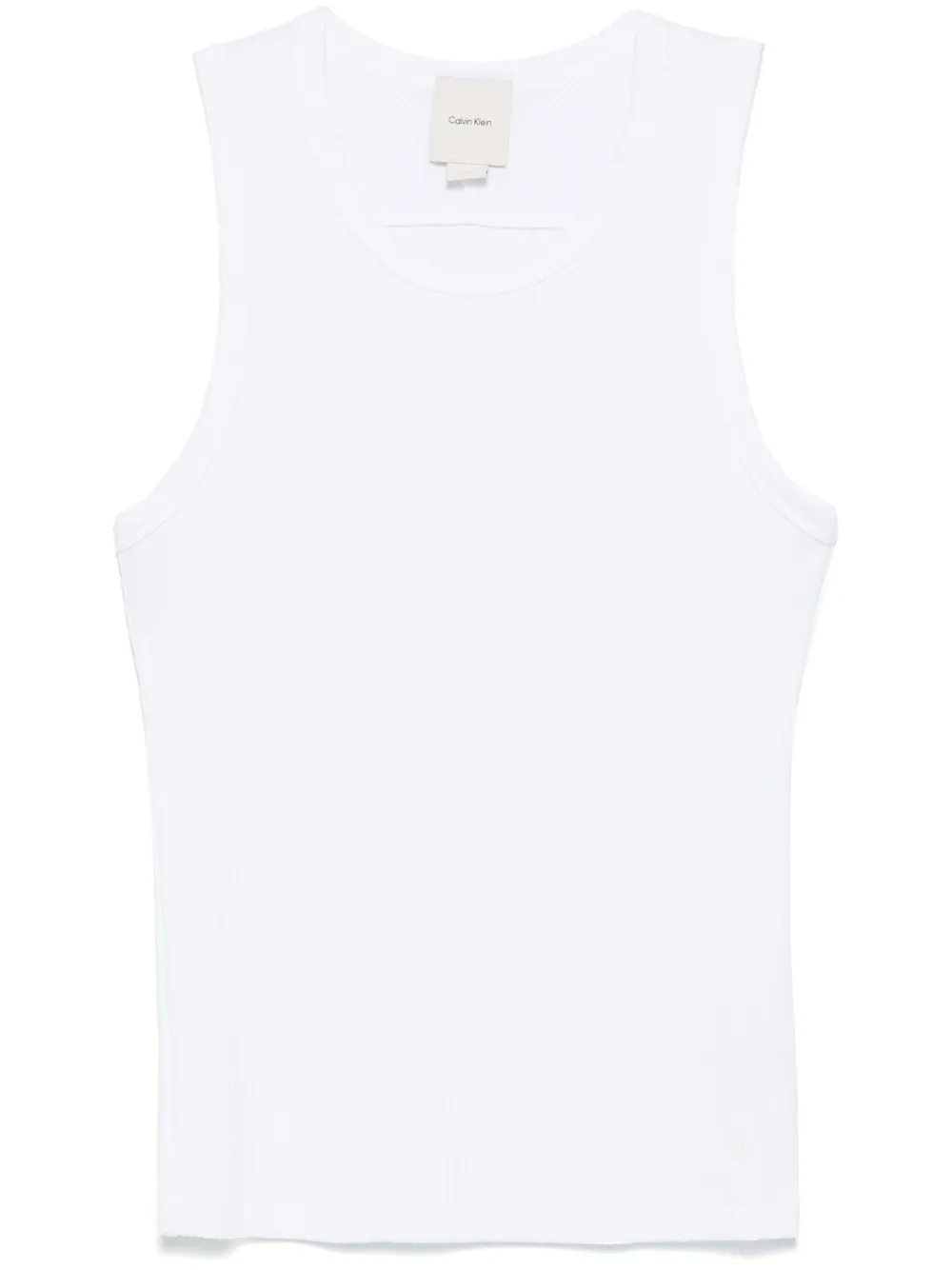 

Топ в рубчик Calvin Klein, белый