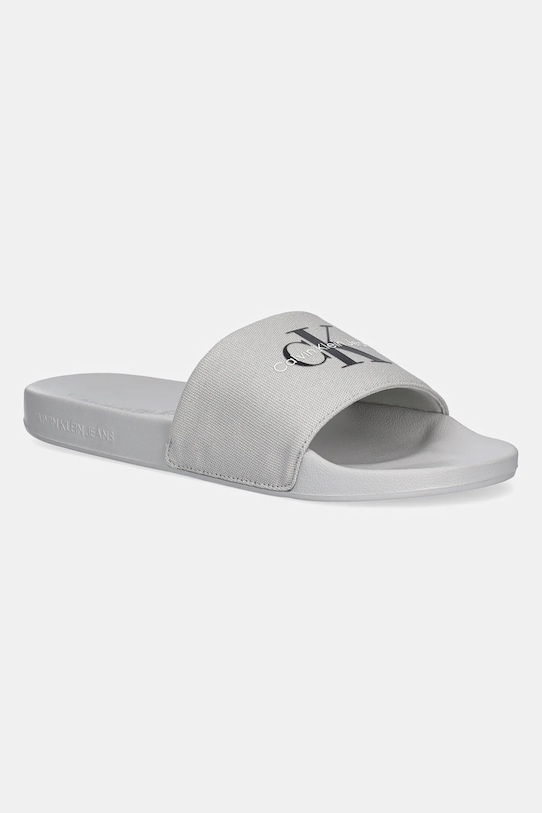 

Шлепанцы SLIDE MONOGRAM Calvin Klein Jeans, серый