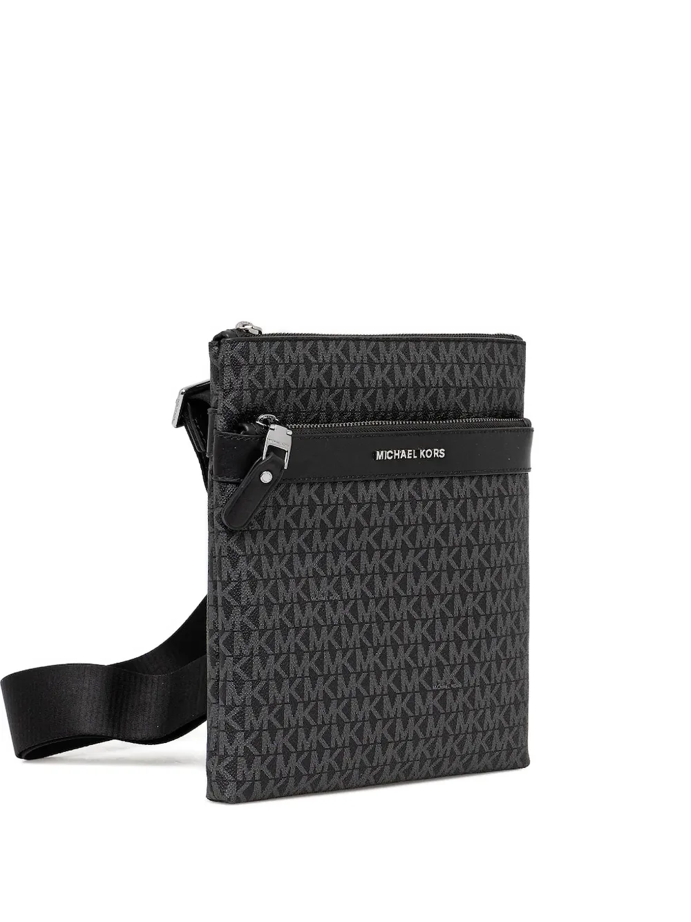

Сумка-мессенджер с монограммой Hudson MICHAEL KORS, черный