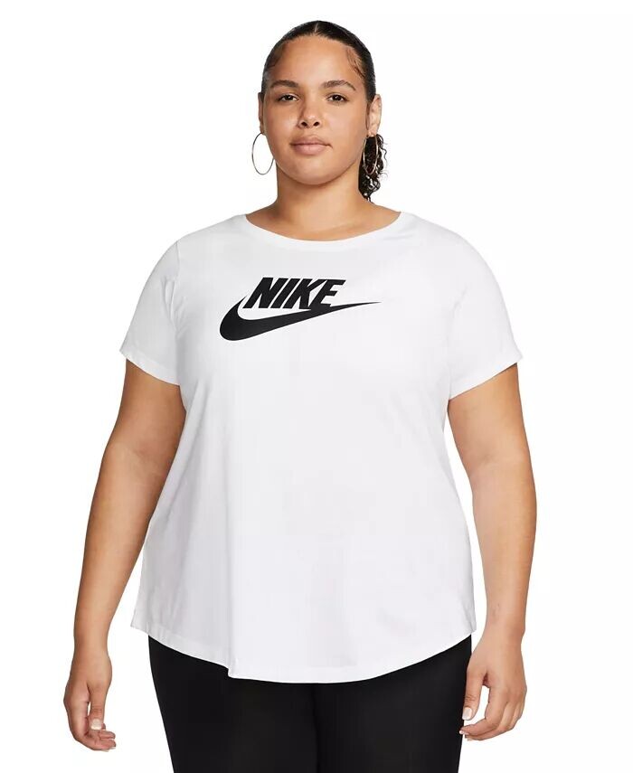

Плюс размер Active Sportswear Essentials Футболка с короткими рукавами и логотипом Nike, мультиколор