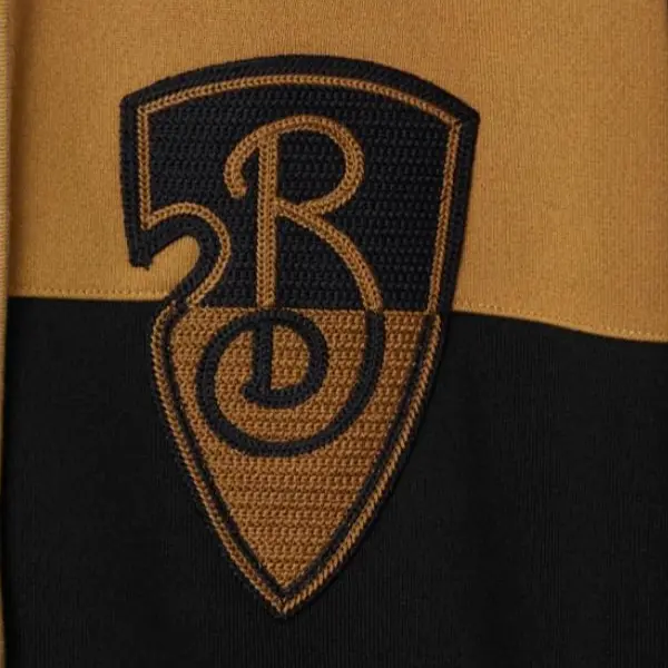 Толстовка Burberry B Shield с молнией, черный — фото 4