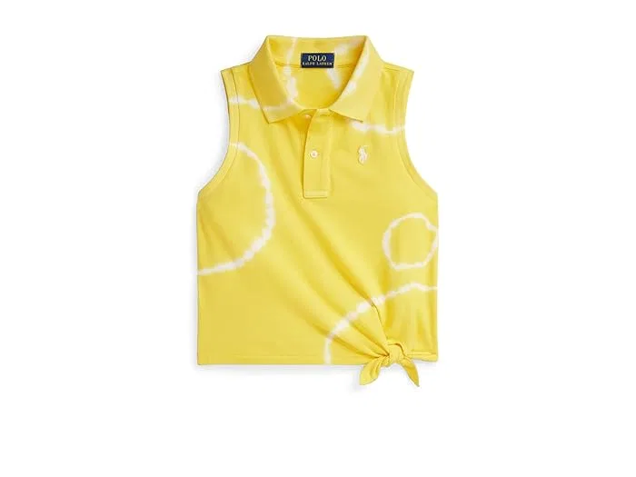 Майка Polo Ralph Lauren Kids, Signal Yellow Tie-Dye