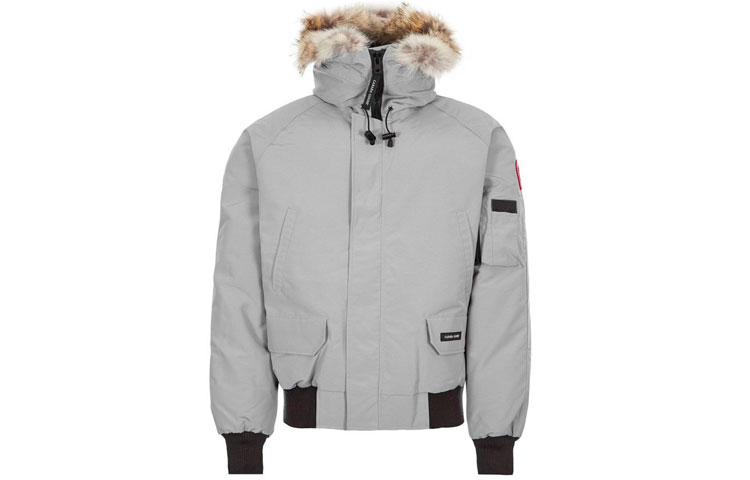 

Canada Goose Пуховик-пилот, зимний, мужской, каменный серый