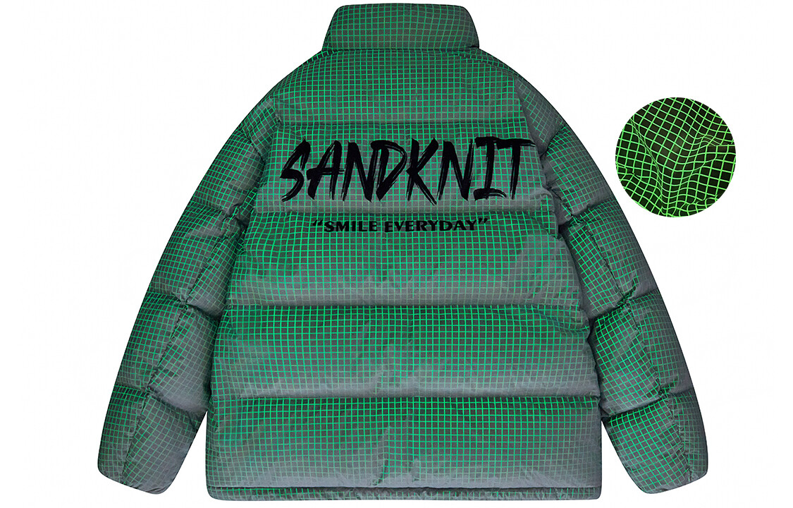 

Пуховик унисекс серый Sandknit