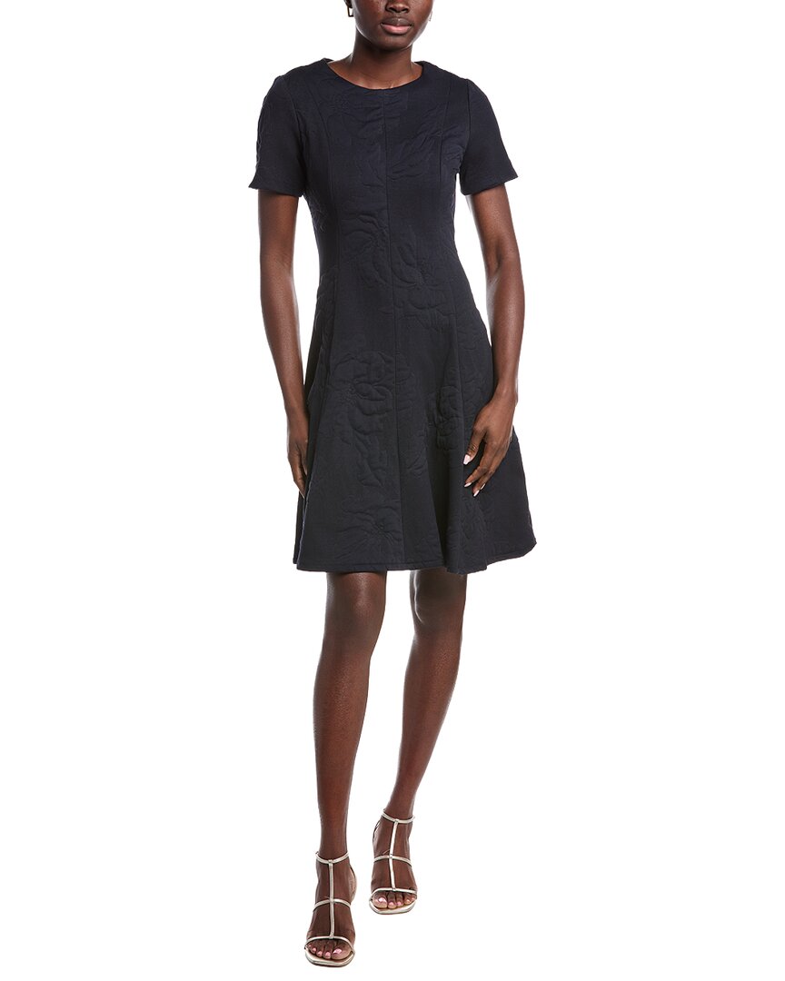 

Платье-миди из жаккарда от Julia Jordan, синий