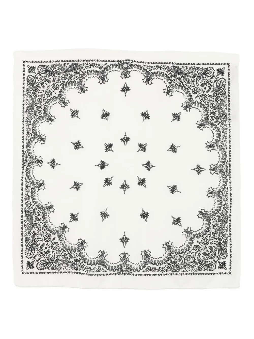 

Бандана-шарф с узором "пейсли" Cenere GB, белый