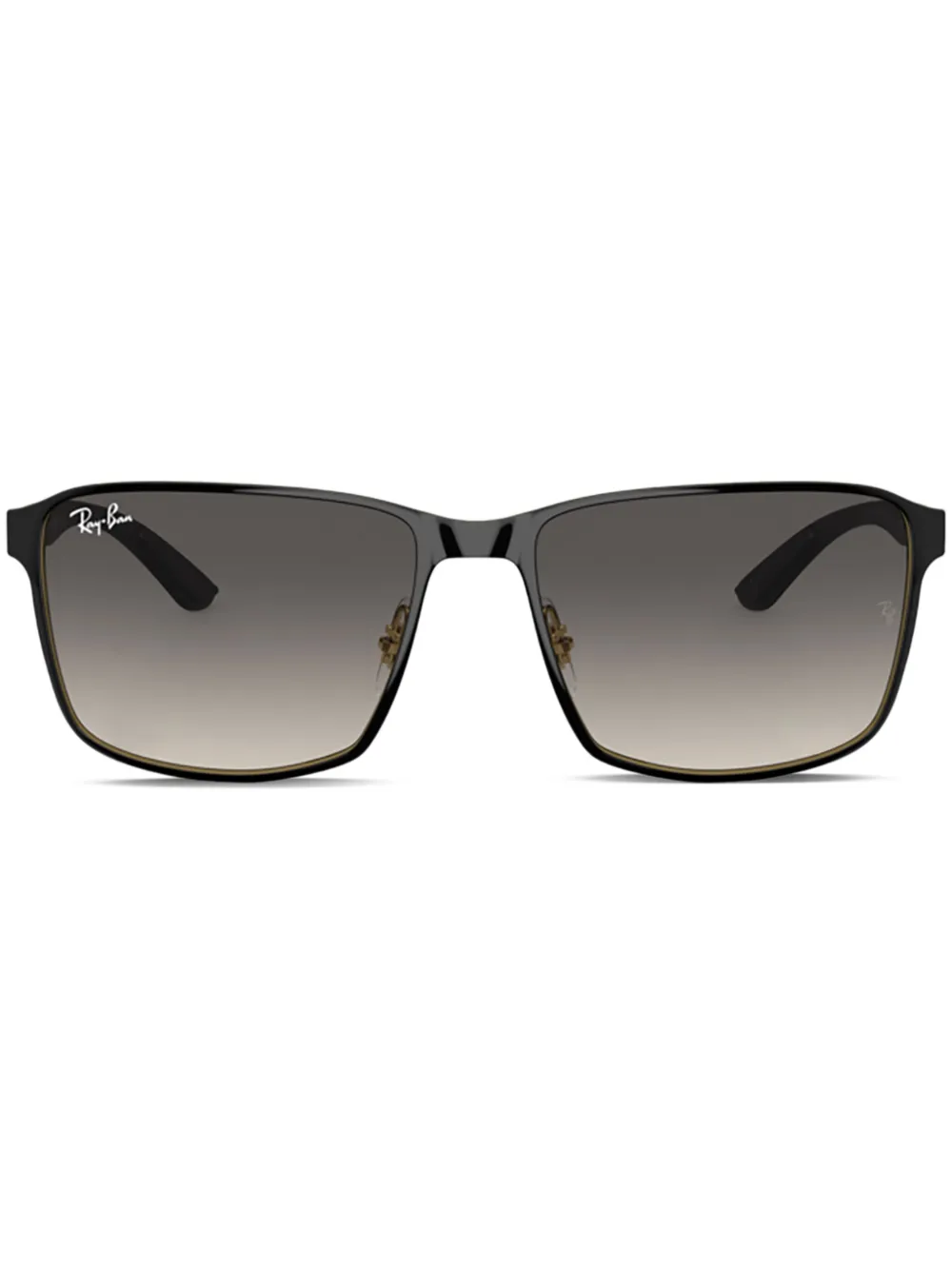 

Солнцезащитные очки в прямоугольной оправе Ray-Ban, черный