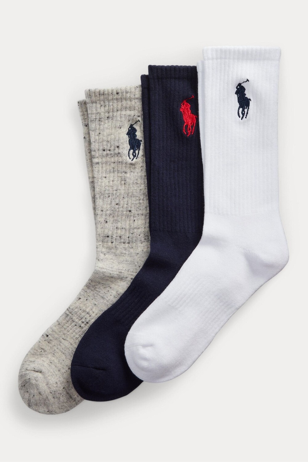 

Носки Big Pony Crew 3 пары Polo Ralph Lauren, мультиколор