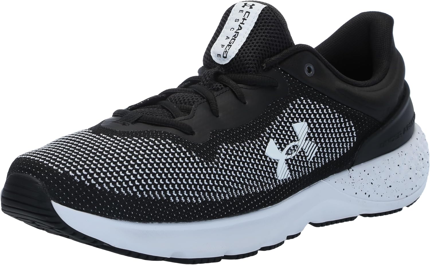 

Under Armour мужские кроссовки Charged Escape 4 Knit для бега, (001) Black/Black/White
